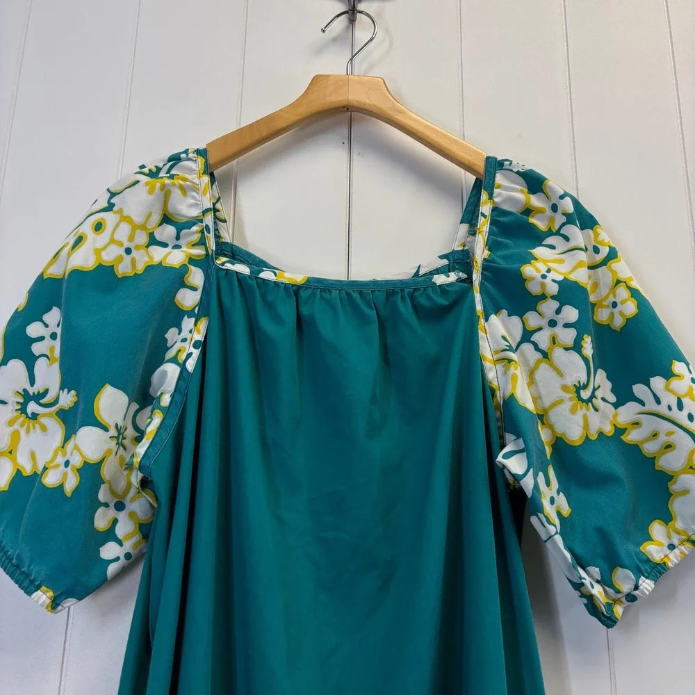 Vintage Sun Babies Women Tropical Hawaiian Dress Size OS Beach Island Resort - Picture 11 of 11